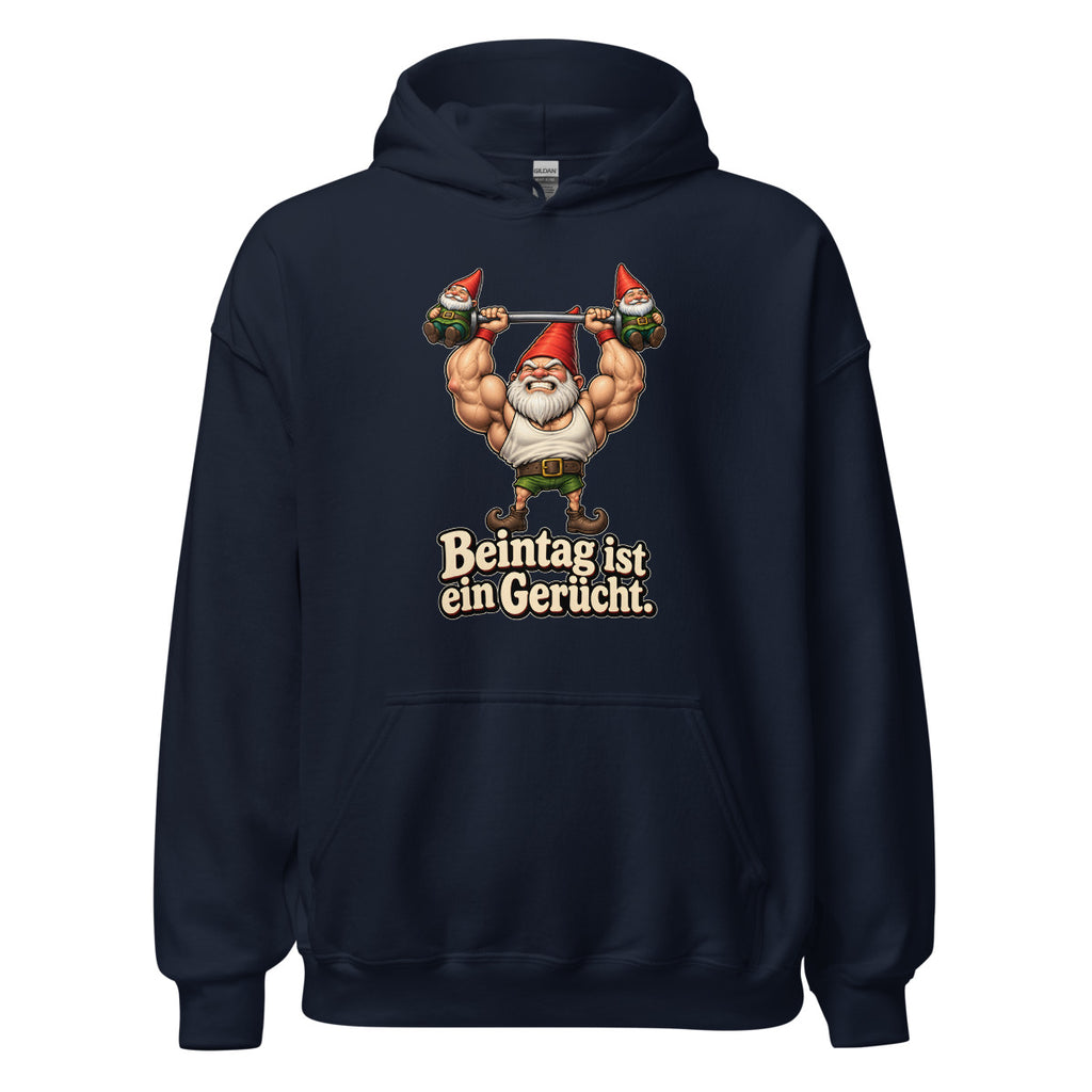 Hantel-Gnom – Hoodie – großer Frontdruck