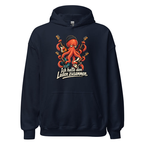 Bass-Krake – Hoodie – großer Frontdruck