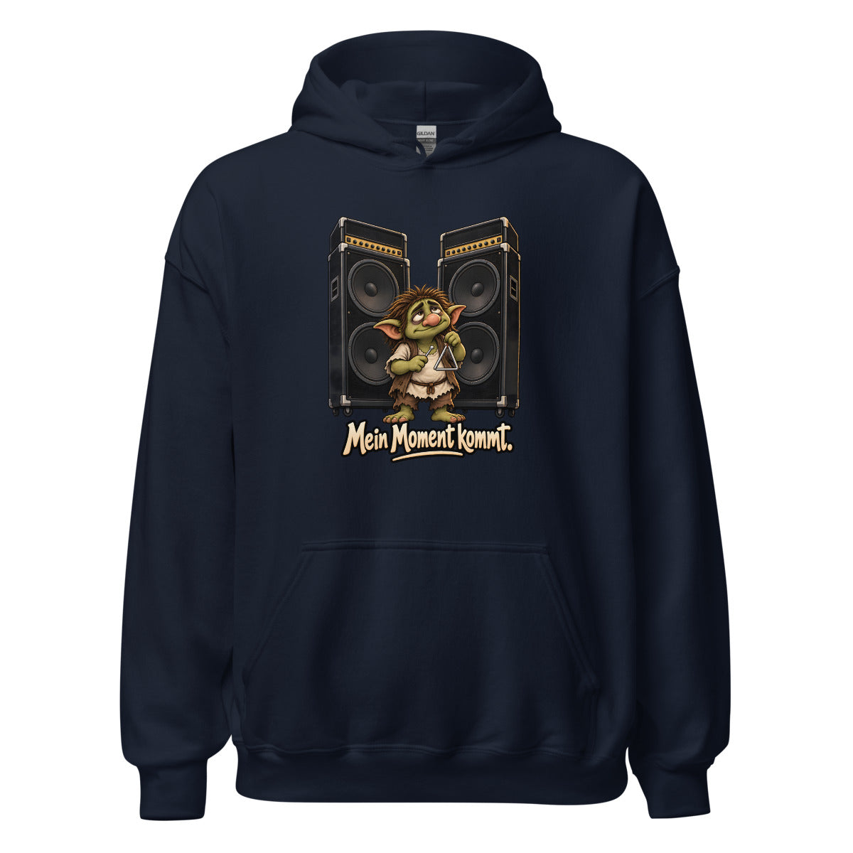 Triangel-Troll – Hoodie – großer Frontdruck