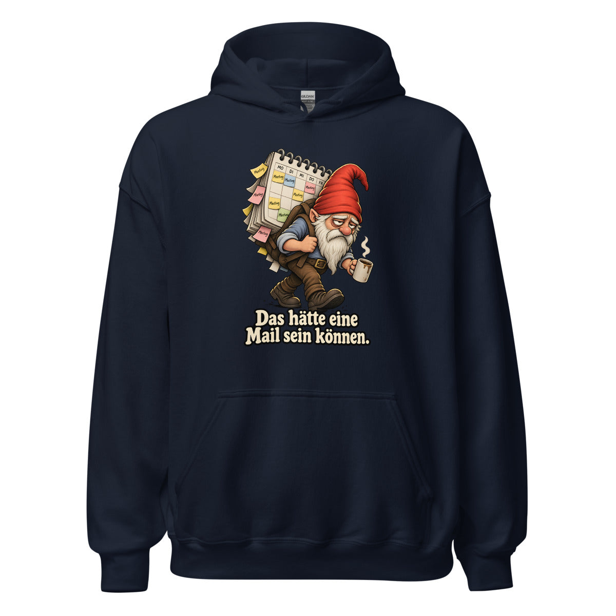 Meeting-Wichtel – Hoodie – großer Frontdruck