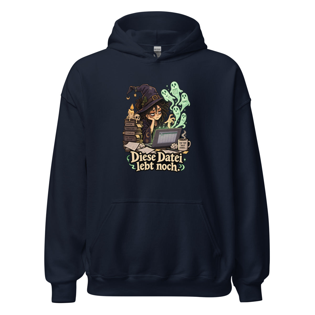 Excel-Nekromant – Hoodie – großer Frontdruck