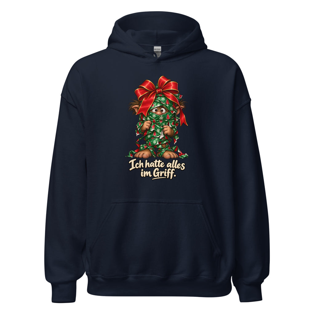 Geschenkpapier-Endgegner – Hoodie – großer Frontdruck