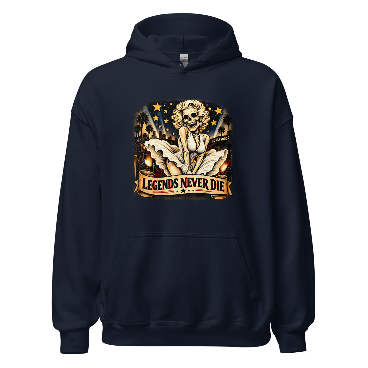 Legends Never Die – Hoodie – großer Frontdruck