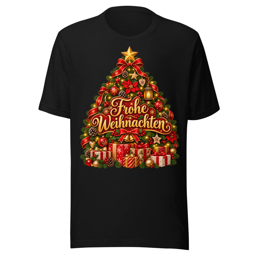Weihnachtsbaum mit Schriftzug. – Unisex Staple T-Shirt | Bella + Canvas 3001