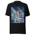 Eisbärfamilie unter Wintersternen – T-Shirt – großer Frontdruck