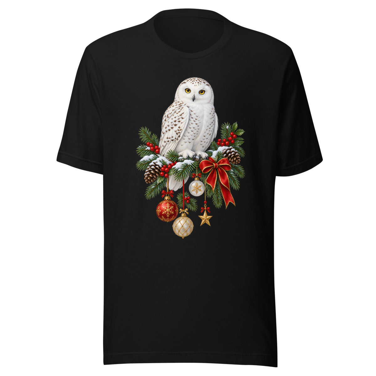 Wintereule – T-Shirt – großer Frontdruck
