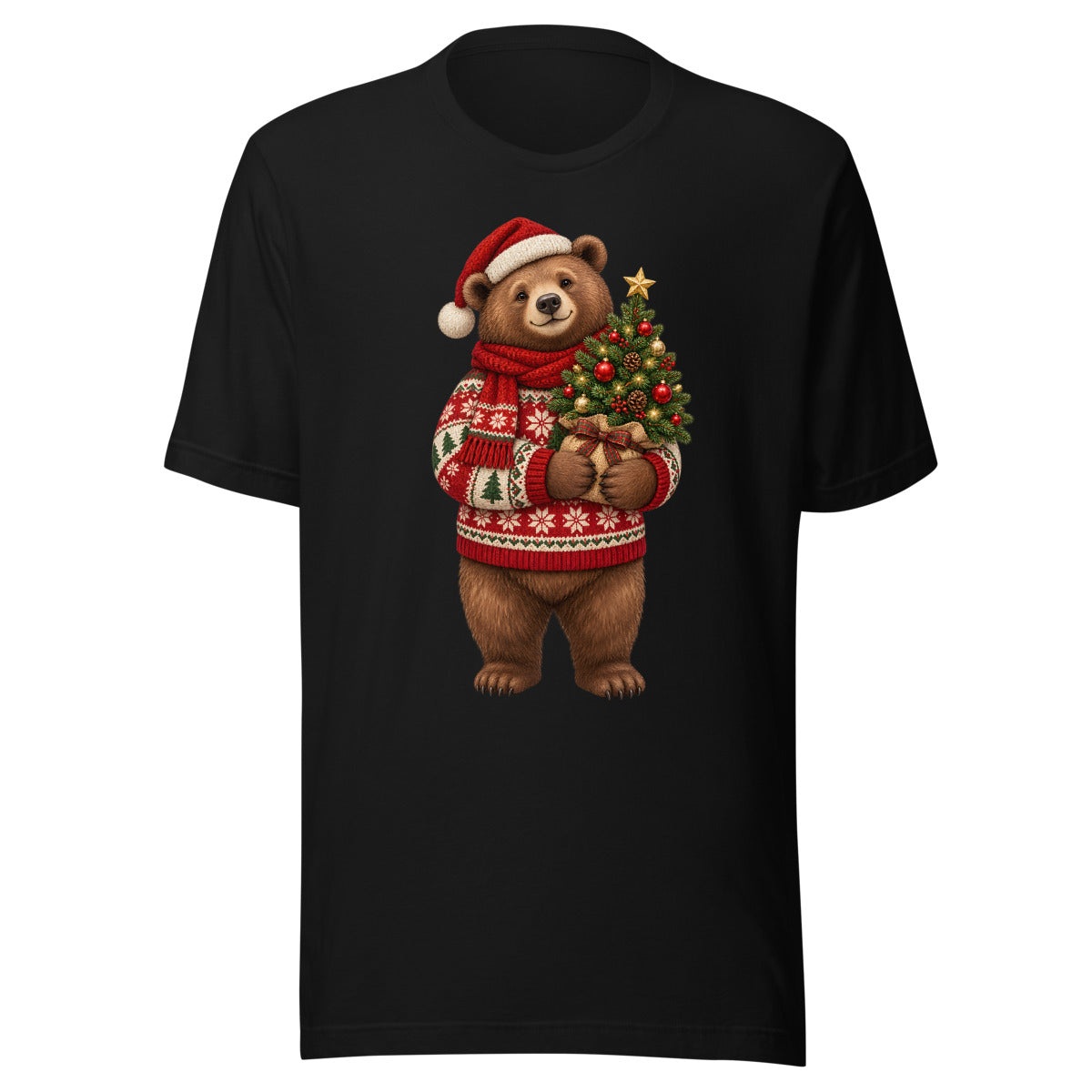 Winterbär – T-Shirt – großer Frontdruck