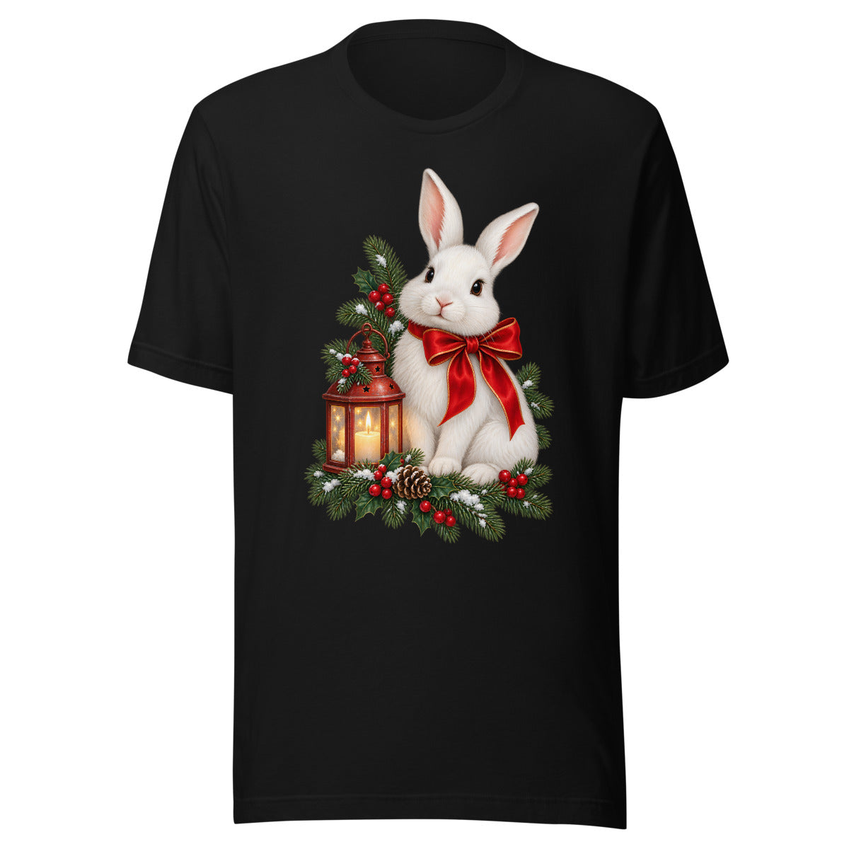 Schneehase – T-Shirt – großer Frontdruck