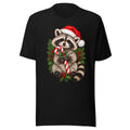 Festlicher Waschbär – T-Shirt – großer Frontdruck