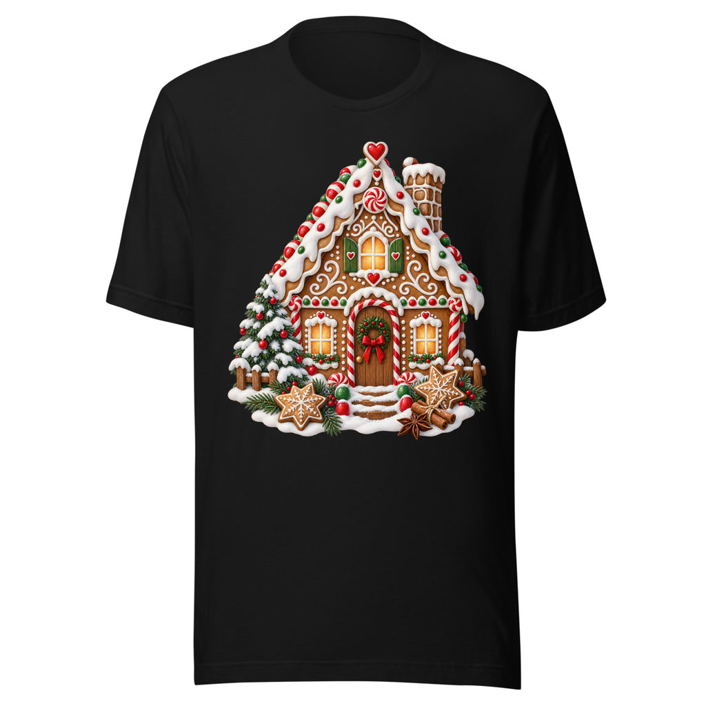 Lebkuchenhaus – T-Shirt – großer Frontdruck