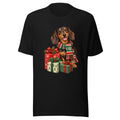 Weihnachtsdackel – T-Shirt – großer Frontdruck
