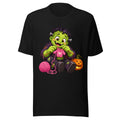 Strickmonster mit Herz – T-Shirt – großer Frontdruck
