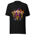 Hexe auf Saugroboter – T-Shirt – großer Frontdruck
