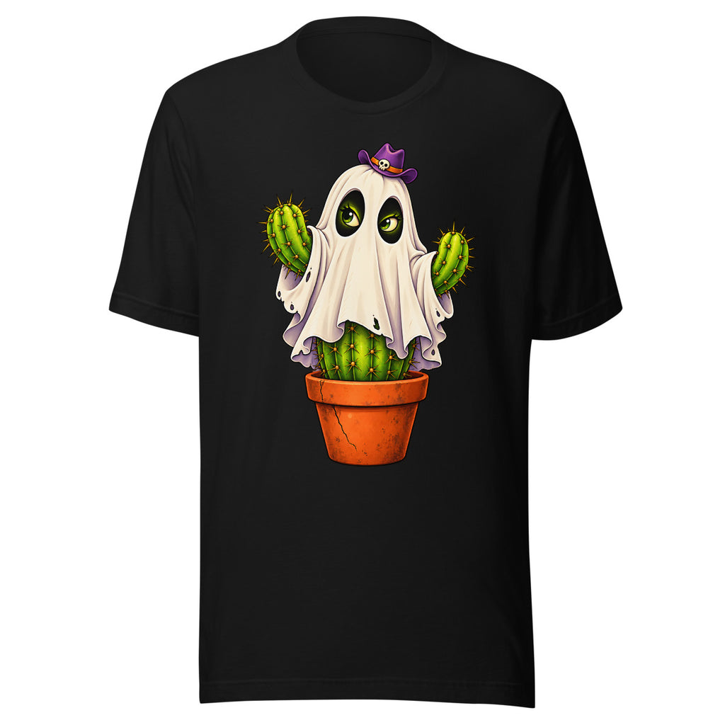 Spuk-Kaktus im Wilden Westen – T-Shirt – großer Frontdruck