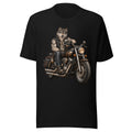 Wolf im Leder – T-Shirt – großer Frontdruck