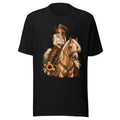 Cowgirl der Prärie – T-Shirt – großer Frontdruck