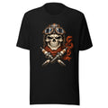 Totenkopf im Gegenwind – T-Shirt – großer Frontdruck