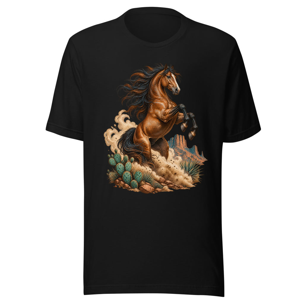 Wilder Mustang – T-Shirt – großer Frontdruck