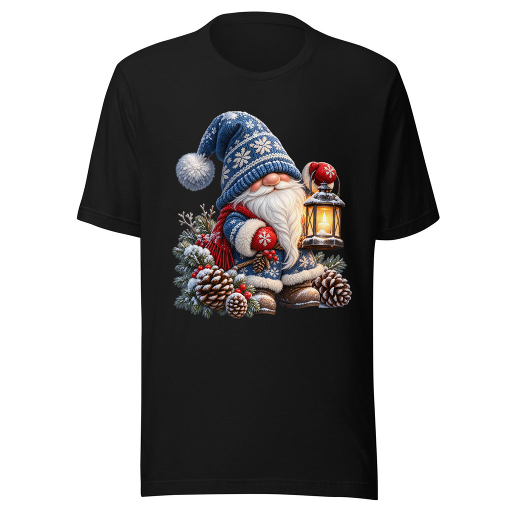 Winterwichtel mit Laterne – T-Shirt – großer Frontdruck