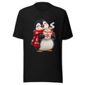 Pinguin mit Kakao – T-Shirt – großer Frontdruck