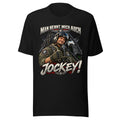Man nennt mich auch Jockey! – T-Shirt – großer Frontdruck