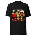 POTTANTE Bergbau Frau mit Laterne – T-Shirt – großer Frontdruck