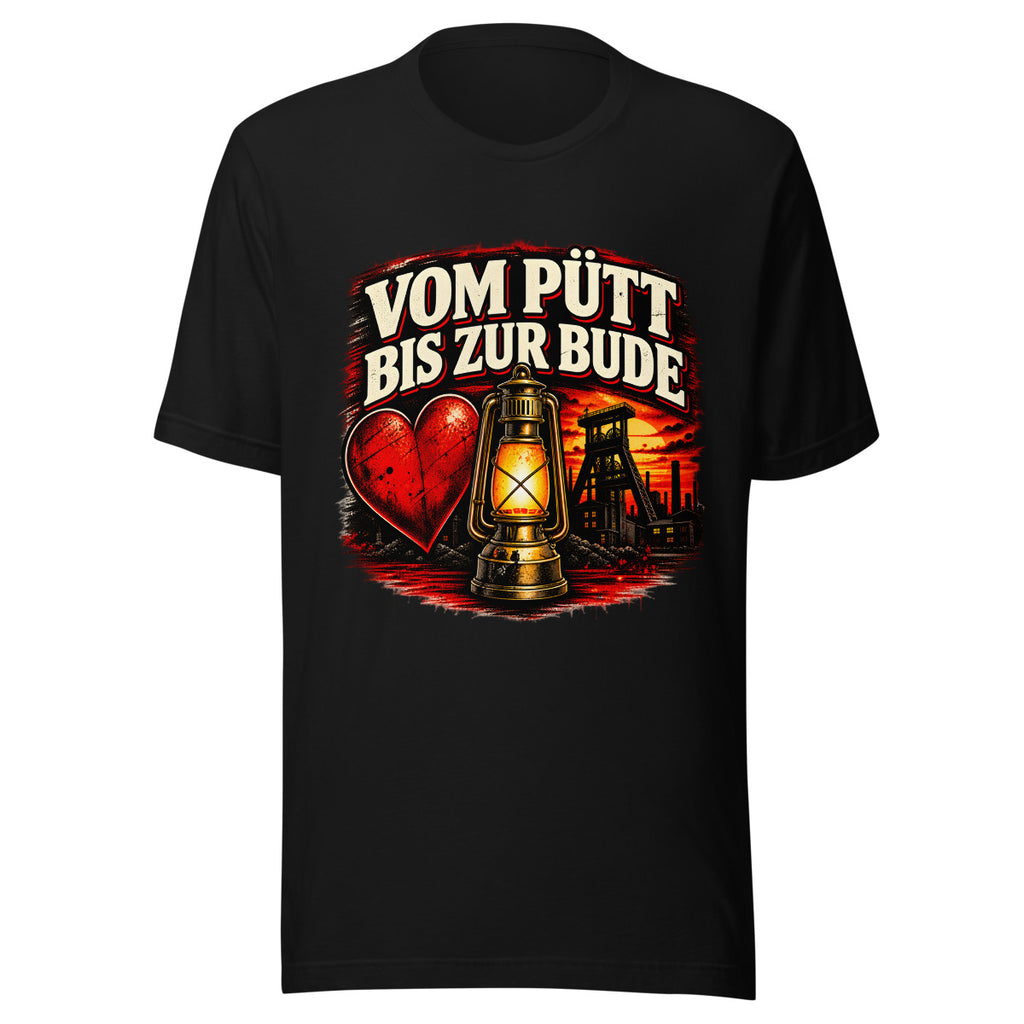 Vom Pütt bis zur Bude – T-Shirt – großer Frontdruck