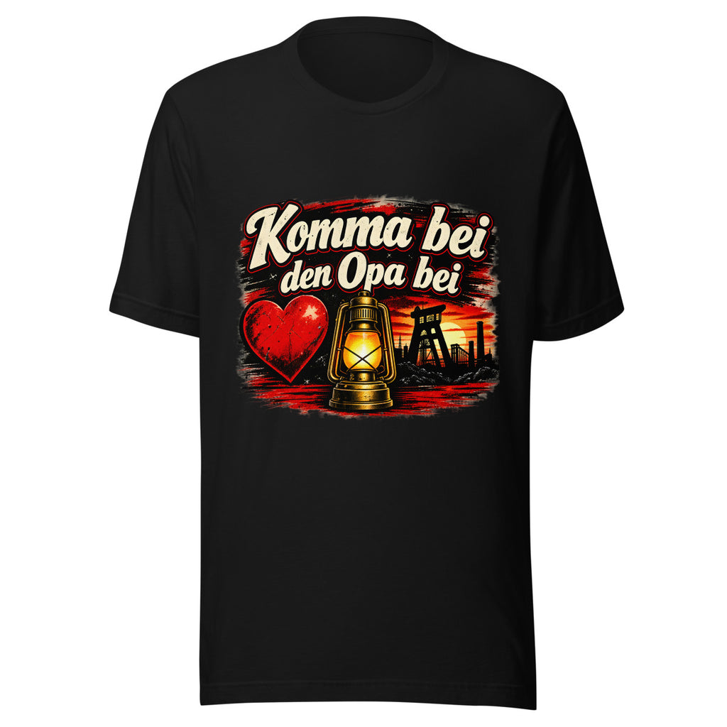 Komma bei den Opa bei – T-Shirt – großer Frontdruck