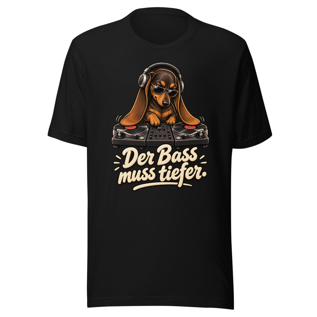 DJ Dackel – T-Shirt – großer Frontdruck