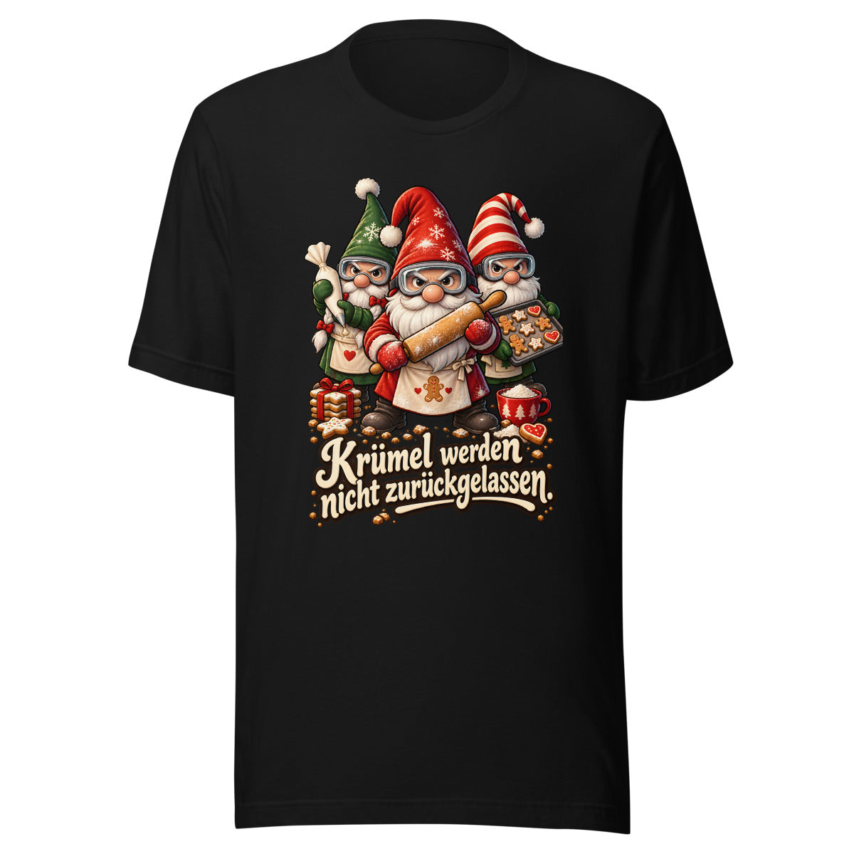 Plätzchen-Sondereinsatzkommando – T-Shirt – großer Frontdruck