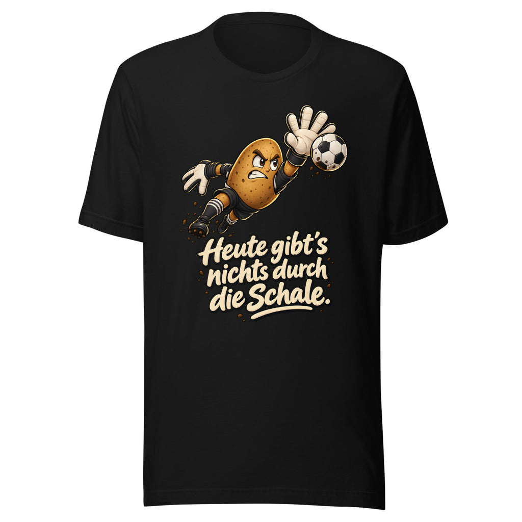 Torwart-Kartoffel – T-Shirt – großer Frontdruck