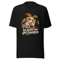 Überstunden-Motte – T-Shirt – großer Frontdruck