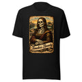 Skelett Mona Lisa - Timeless Beauty – T-Shirt – großer Frontdruck