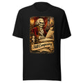 Skelett-Komponist "Still Composing" – T-Shirt – großer Frontdruck