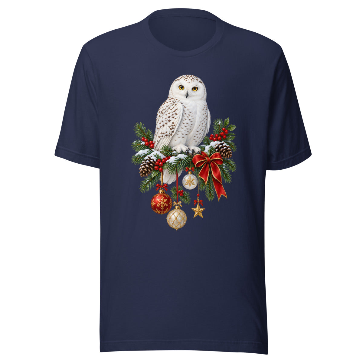 Wintereule – T-Shirt – großer Frontdruck