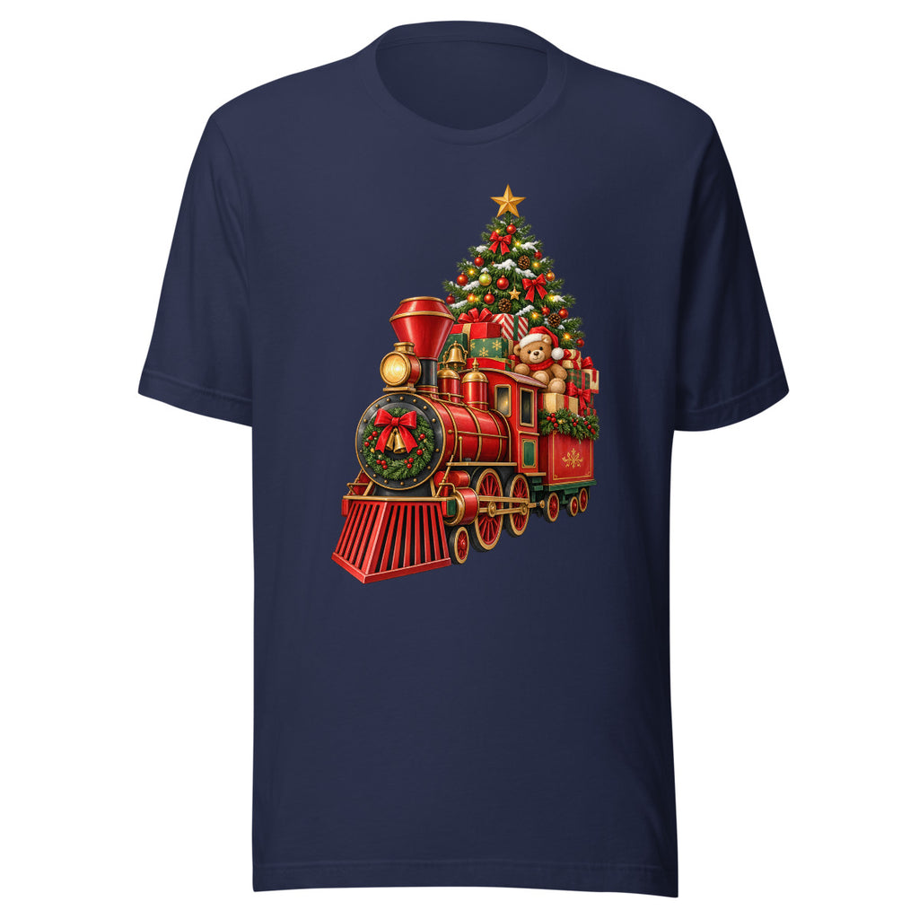 Weihnachtszug – T-Shirt – großer Frontdruck