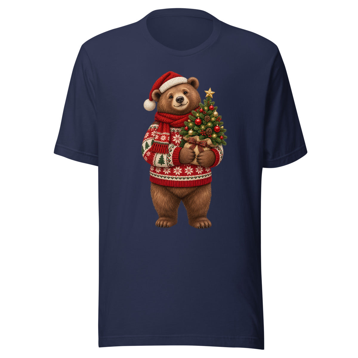 Winterbär – T-Shirt – großer Frontdruck