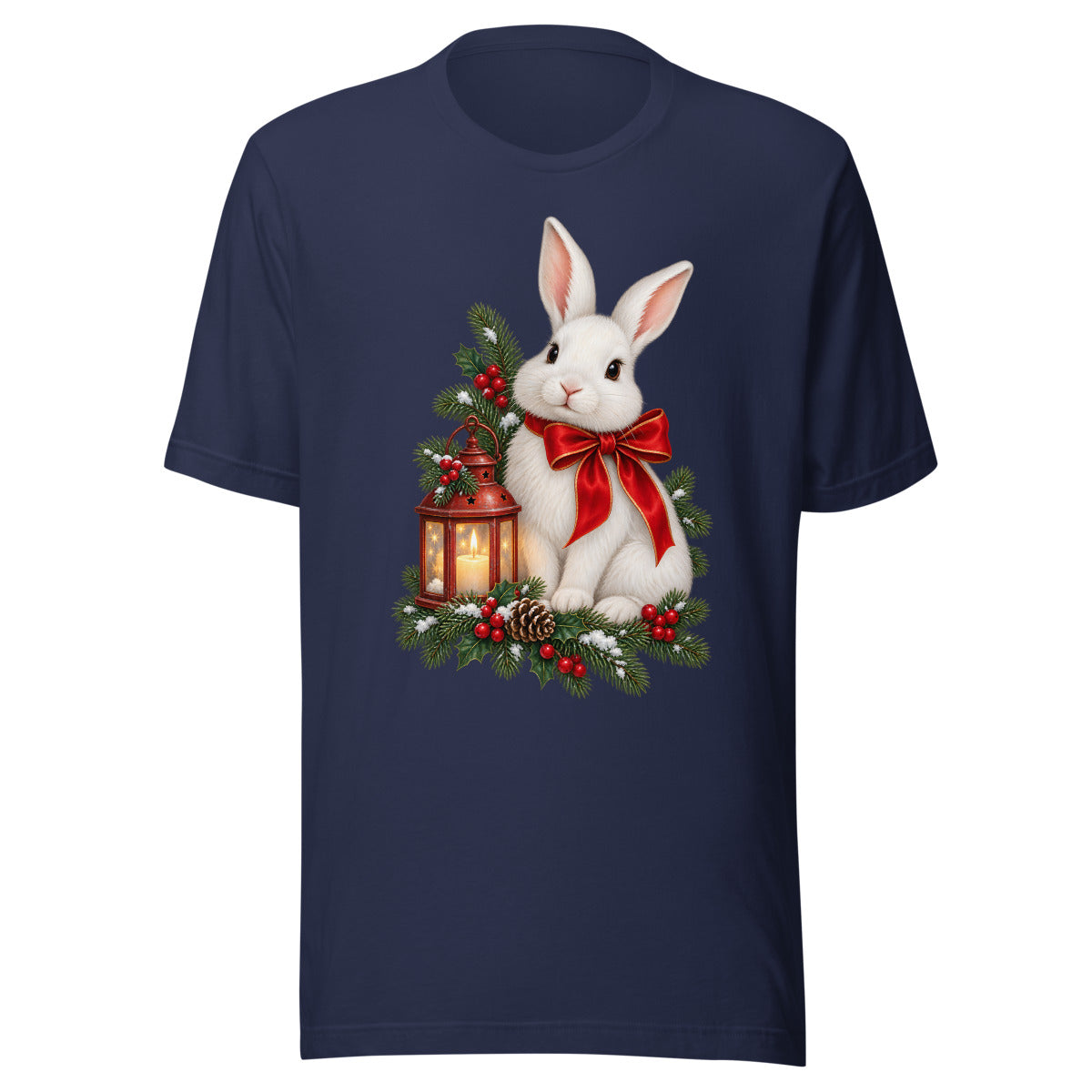 Schneehase – T-Shirt – großer Frontdruck