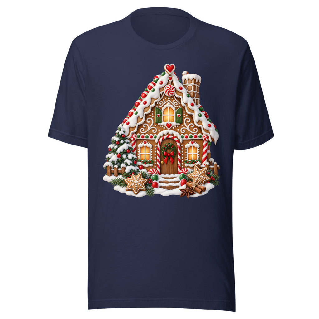 Lebkuchenhaus – T-Shirt – großer Frontdruck