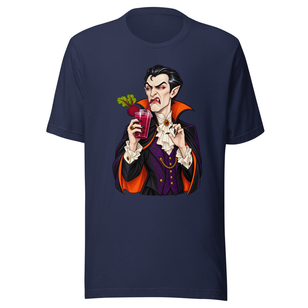 Vampir mit Rote-Bete-Schock – T-Shirt – großer Frontdruck