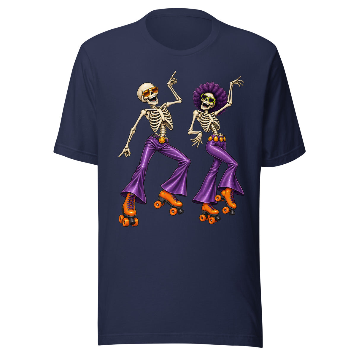 Disco bis auf die Knochen – T-Shirt – großer Frontdruck
