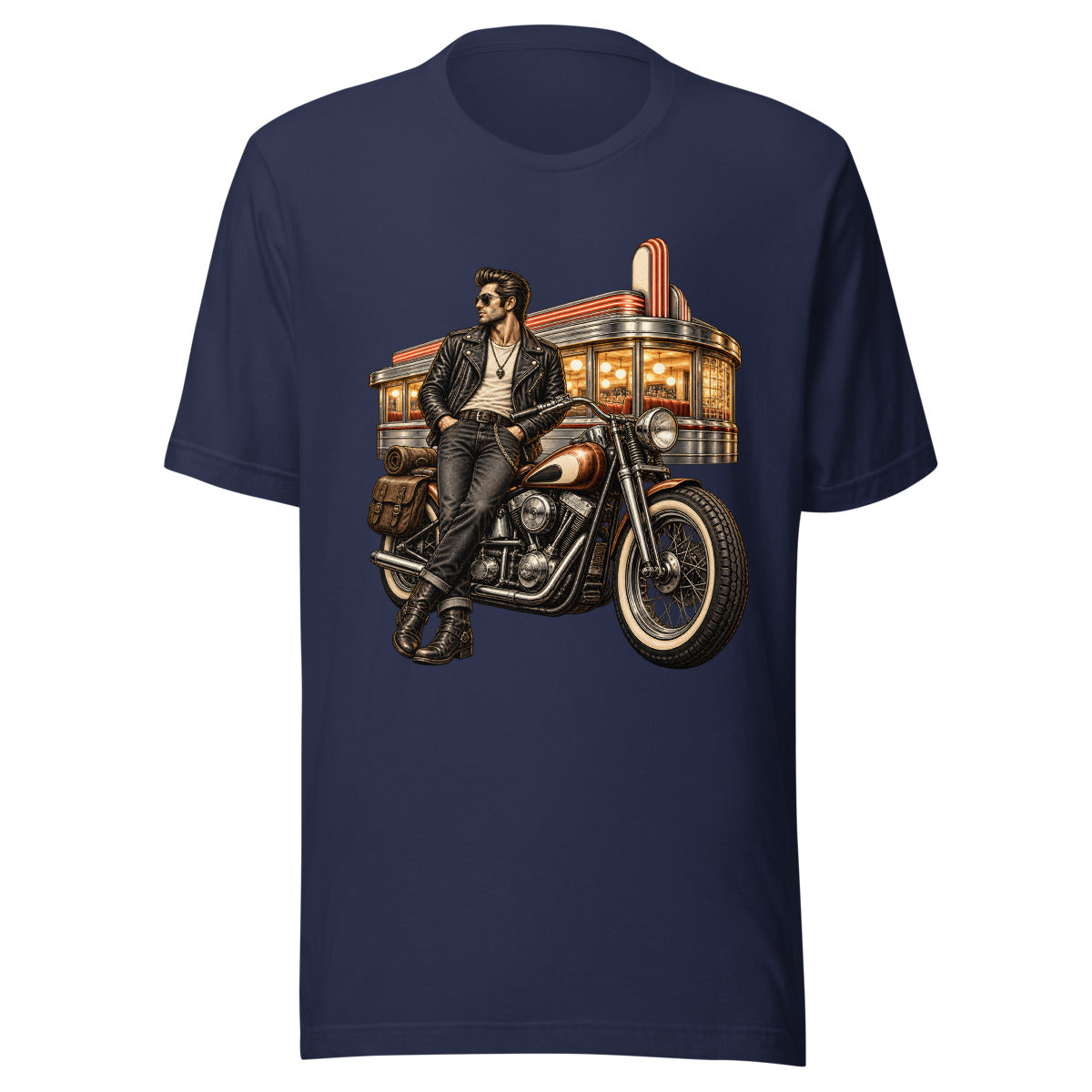 Letzte Runde im Diner – T-Shirt – großer Frontdruck