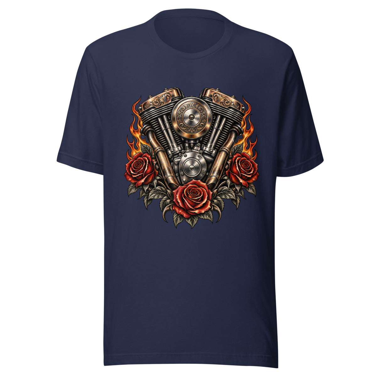 Benzin im Blut – T-Shirt – großer Frontdruck