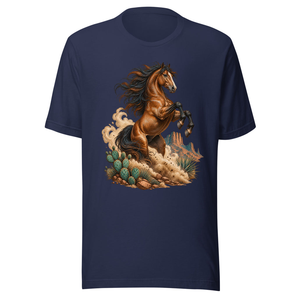 Wilder Mustang – T-Shirt – großer Frontdruck