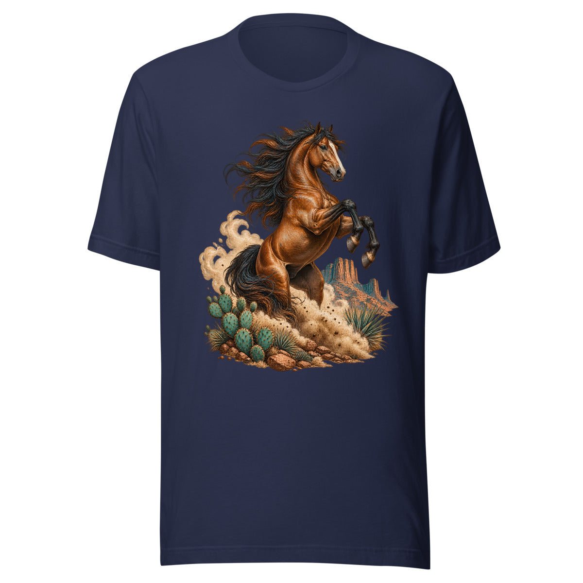 Wilder Mustang – T-Shirt – großer Frontdruck