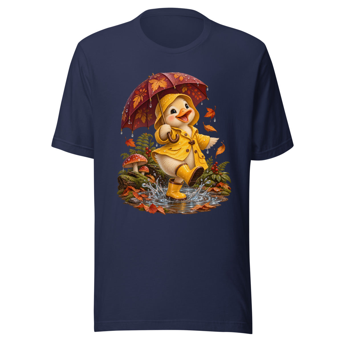 Regentanz der Ente – T-Shirt – großer Frontdruck