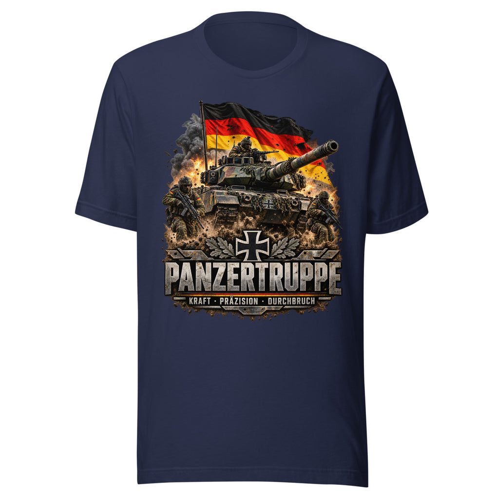 Panzertruppe Deutschland – T-Shirt – großer Frontdruck