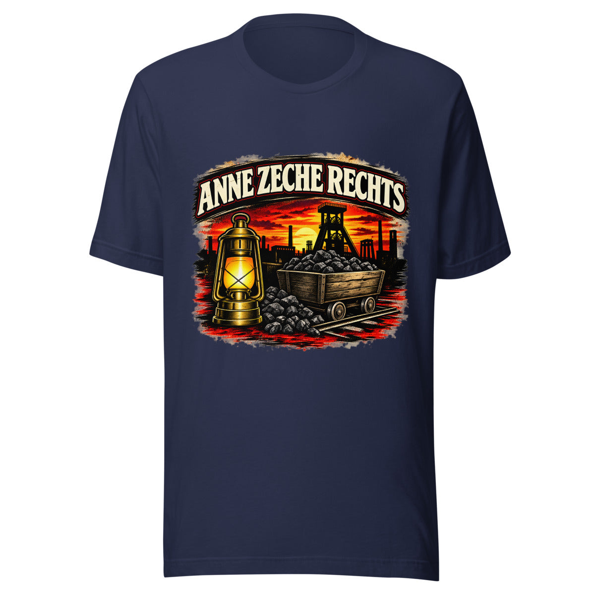 Anne Zeche Rechts – T-Shirt – großer Frontdruck