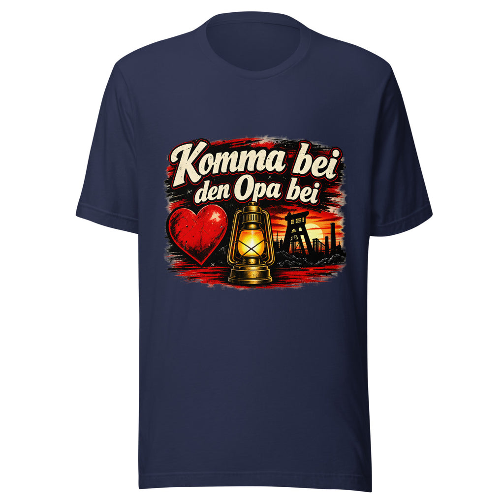 Komma bei den Opa bei – T-Shirt – großer Frontdruck