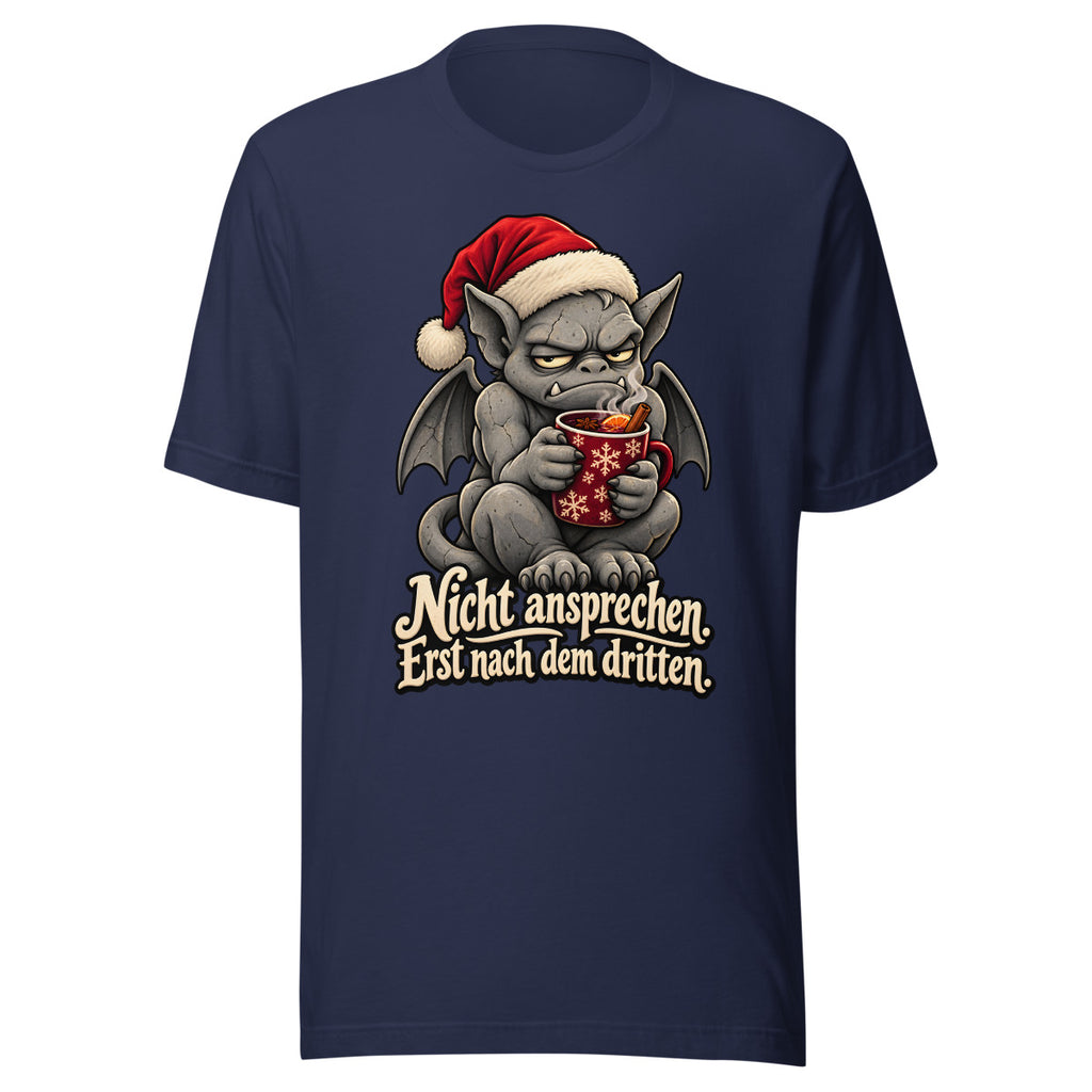 Glühwein-Gargoyle – T-Shirt – großer Frontdruck